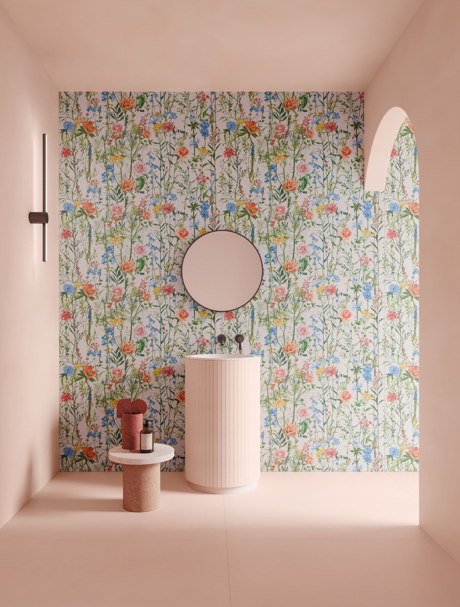 Baie romantică în roz pudrat | Inspirație Baie Modern