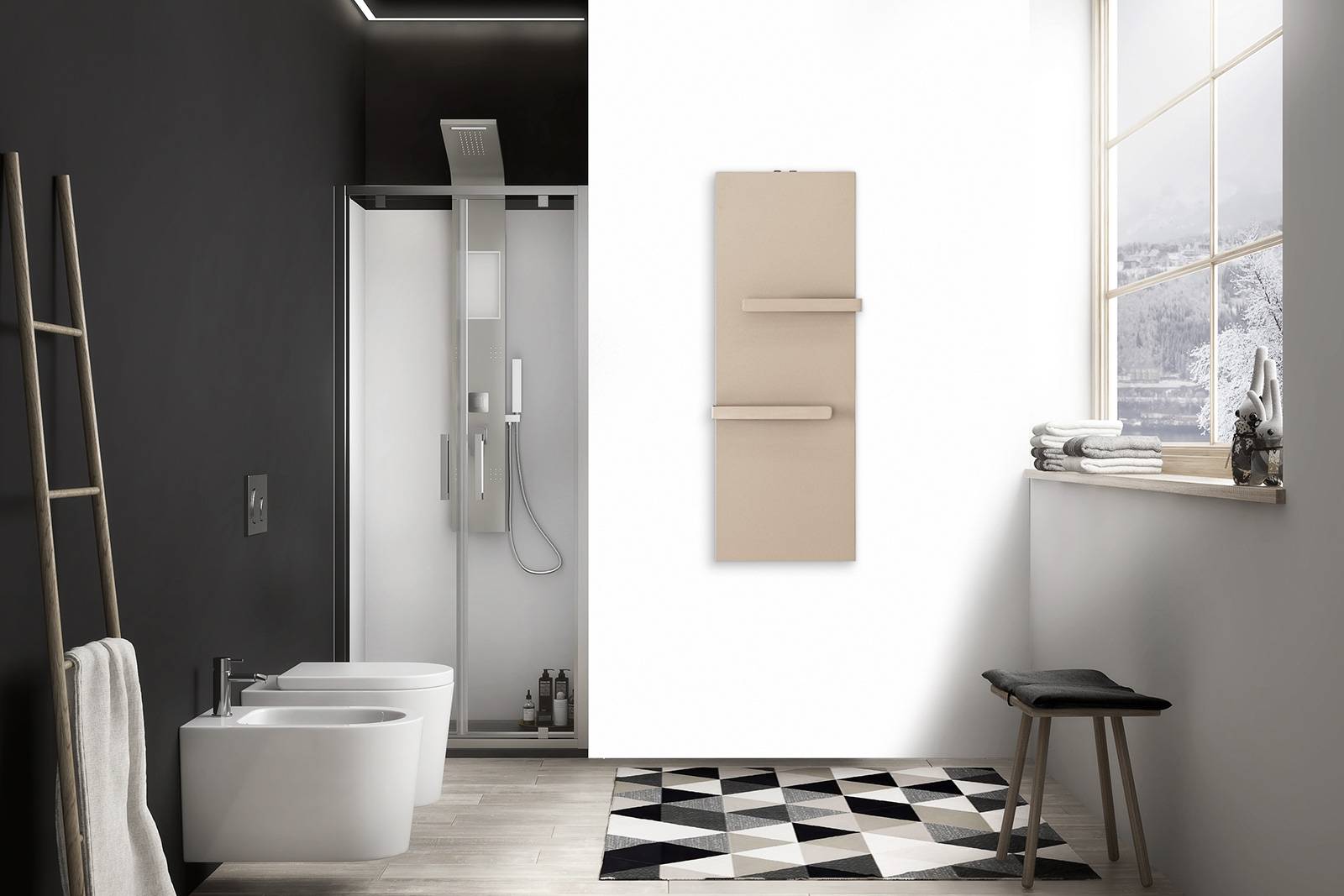 Baie modernă cu accente nordice | Inspirație Baie Modern