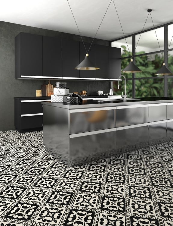 Bucătărie urbană cu accente retro | Inspirație Baie Modern