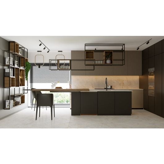 Bucătărie urbană cu note calde | Inspirație Bucătărie Modern
