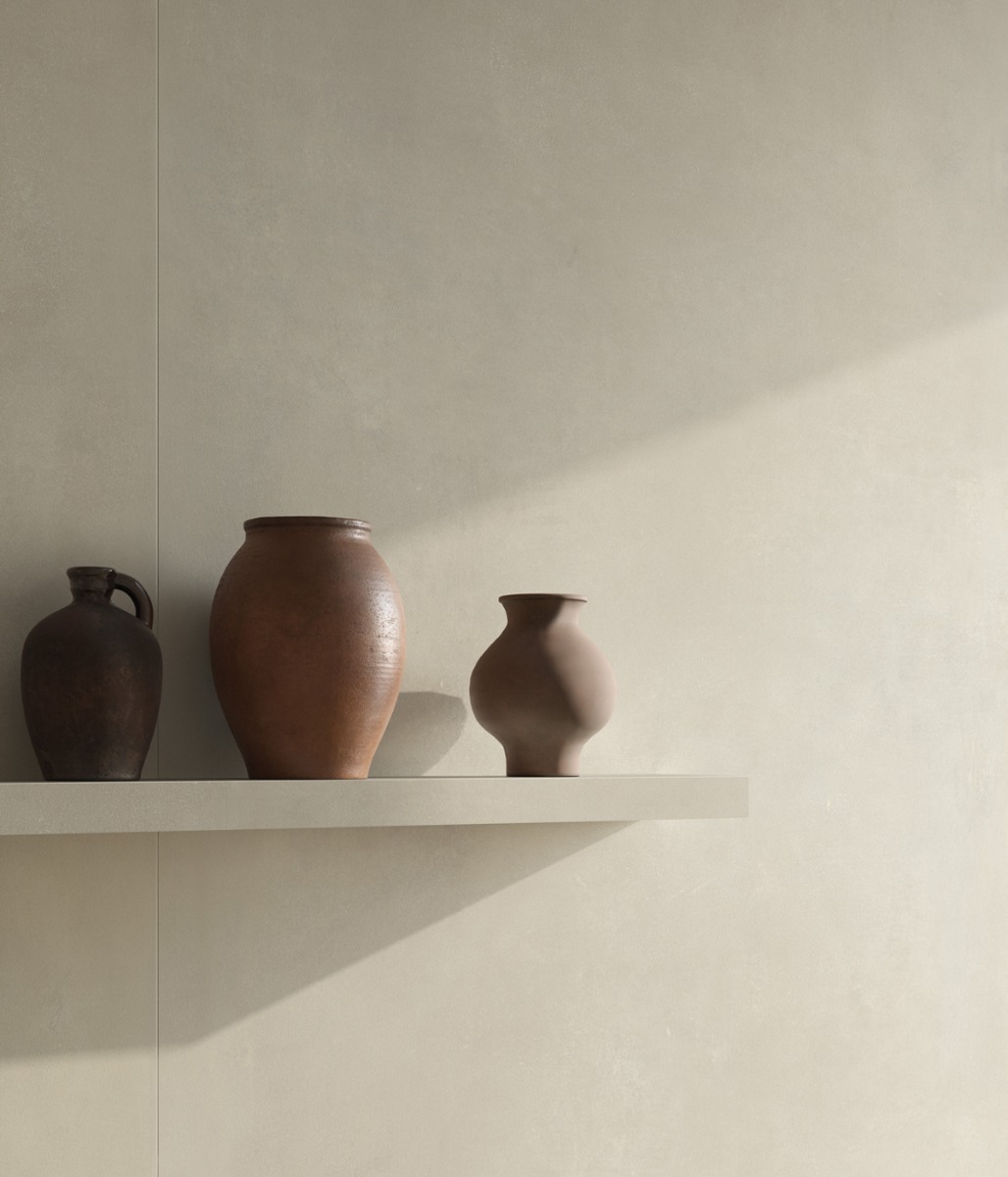 Minimalism tactil în bej cald | Inspirație Baie Modern