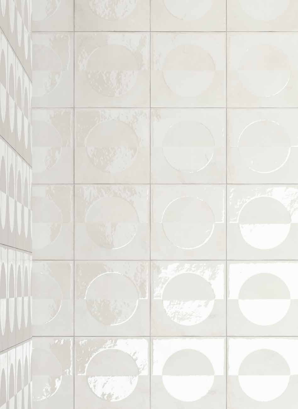 Baie minimalistă în cercuri | Inspirație Baie Modern