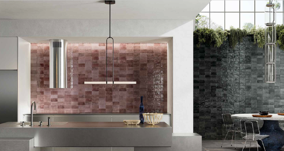 Bucătărie urbană cu accente cromatice | Inspirație Bucătărie Modern