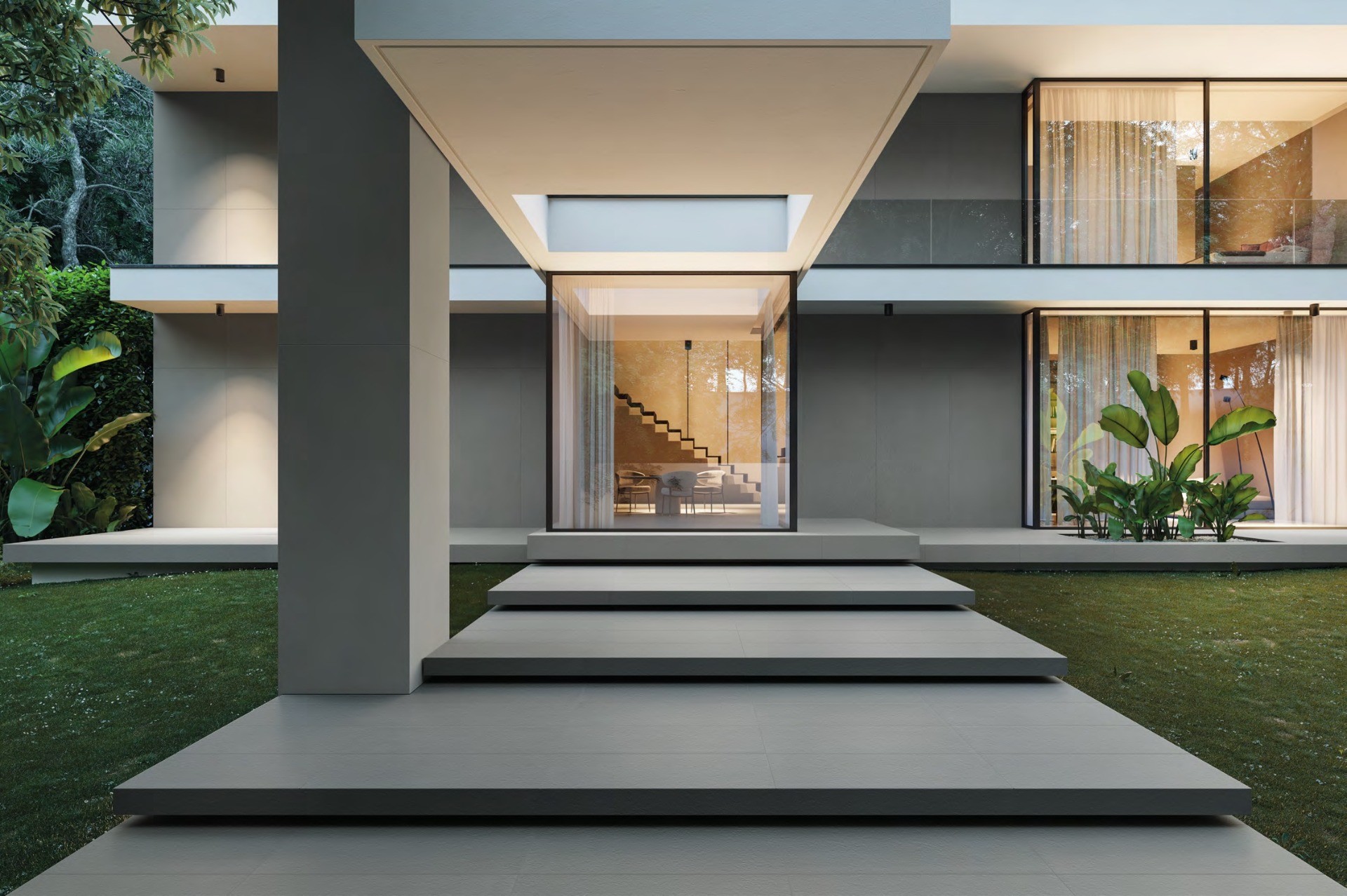 Arhitectură minimalistă, conexiune cu natura | Inspirație Baie Modern