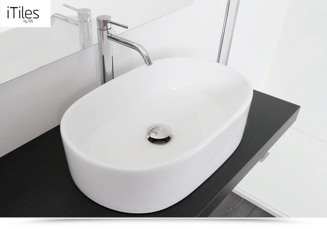 Baie minimalistă în alb-negru | Inspirație Baie Modern