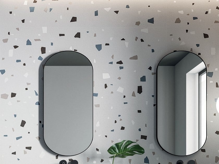 Baie modernă cu accente terrazzo | Inspirație Baie Modern