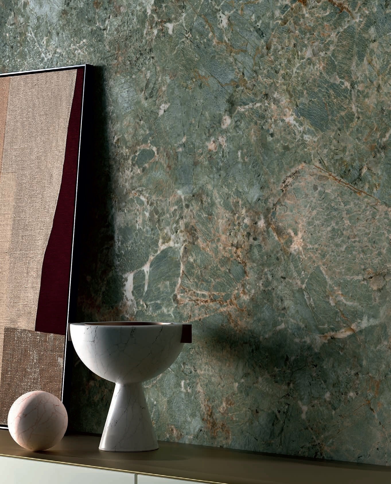 Hol minimalist în tonuri de verde | Inspirație Baie Modern