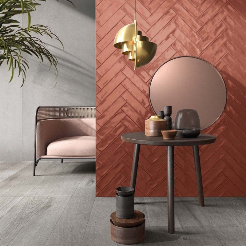 Living cu accente teracotă | Inspirație Living Modern