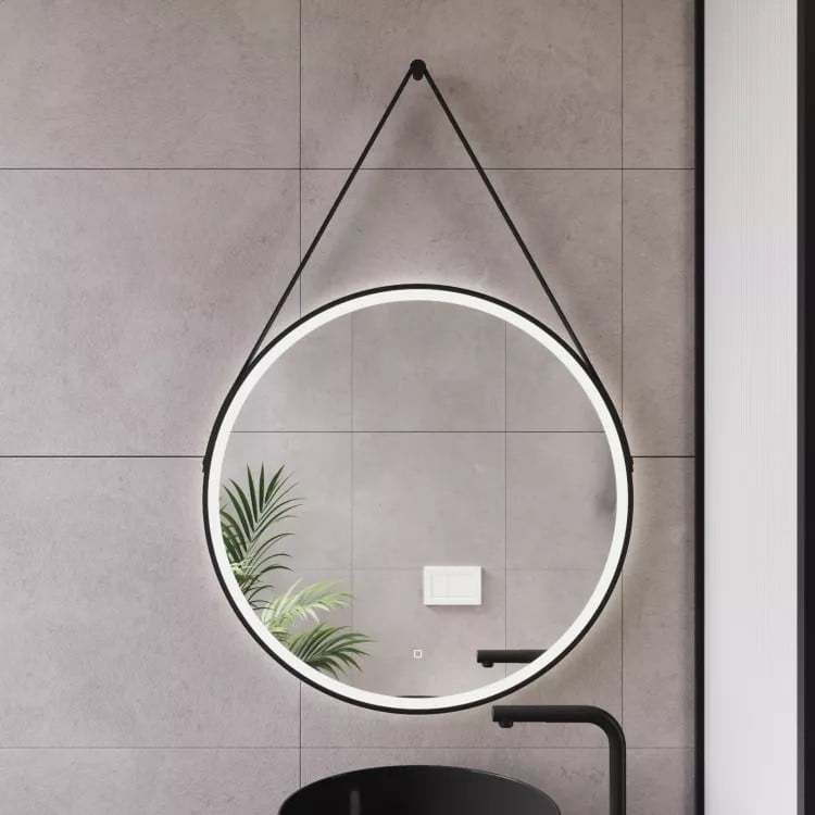 Baie modernă cu accente negre | Inspirație Baie Modern