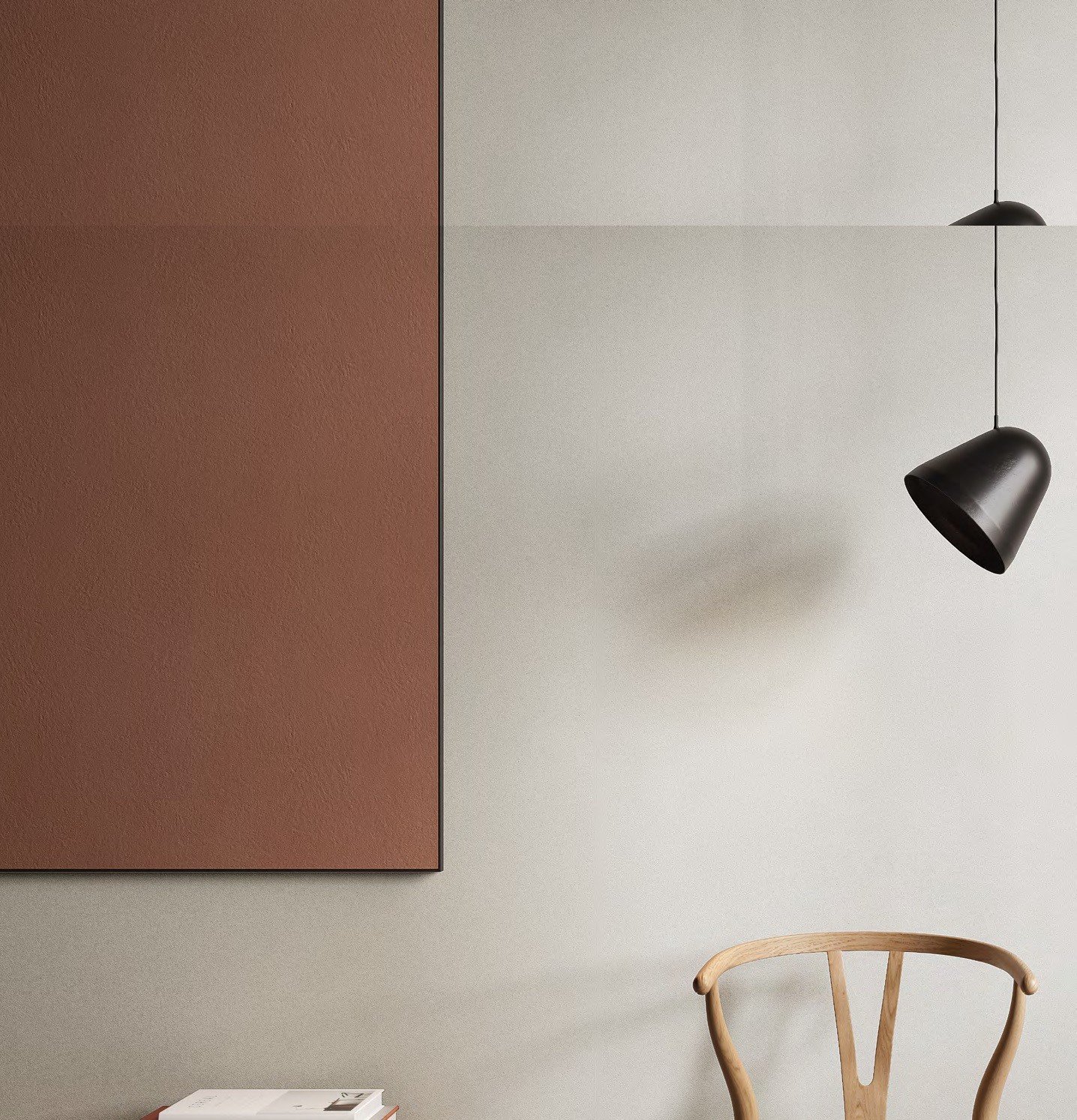Minimalism cu accente teracotă | Inspirație Baie Modern