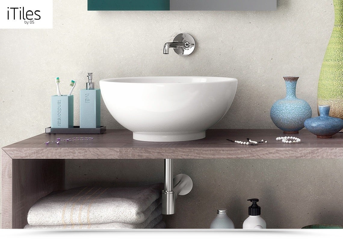 Baie modernă cu accente calde | Inspirație Baie Modern