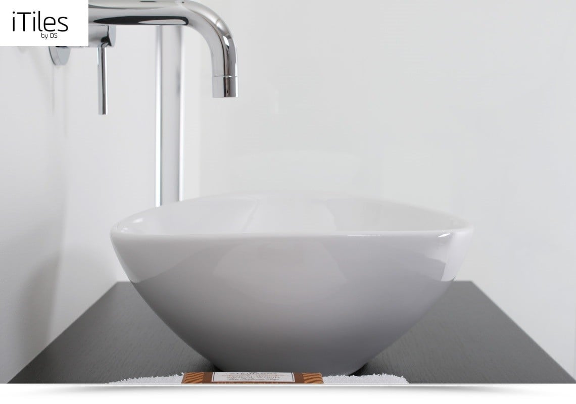 Baie minimalistă, albul purității | Inspirație Baie Modern