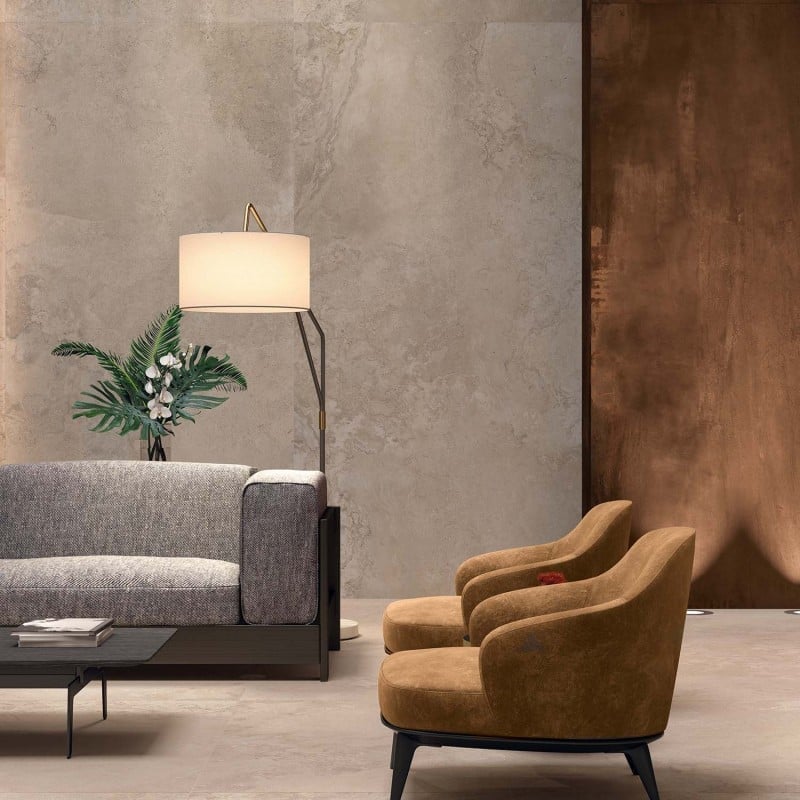 Living minimalist cu accente pământii | Inspirație Baie Minimalist