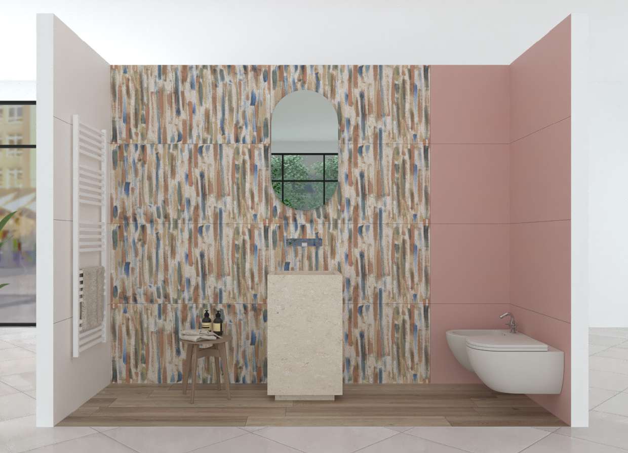 Baie vibrantă cu accente ludice | Inspirație Baie Modern