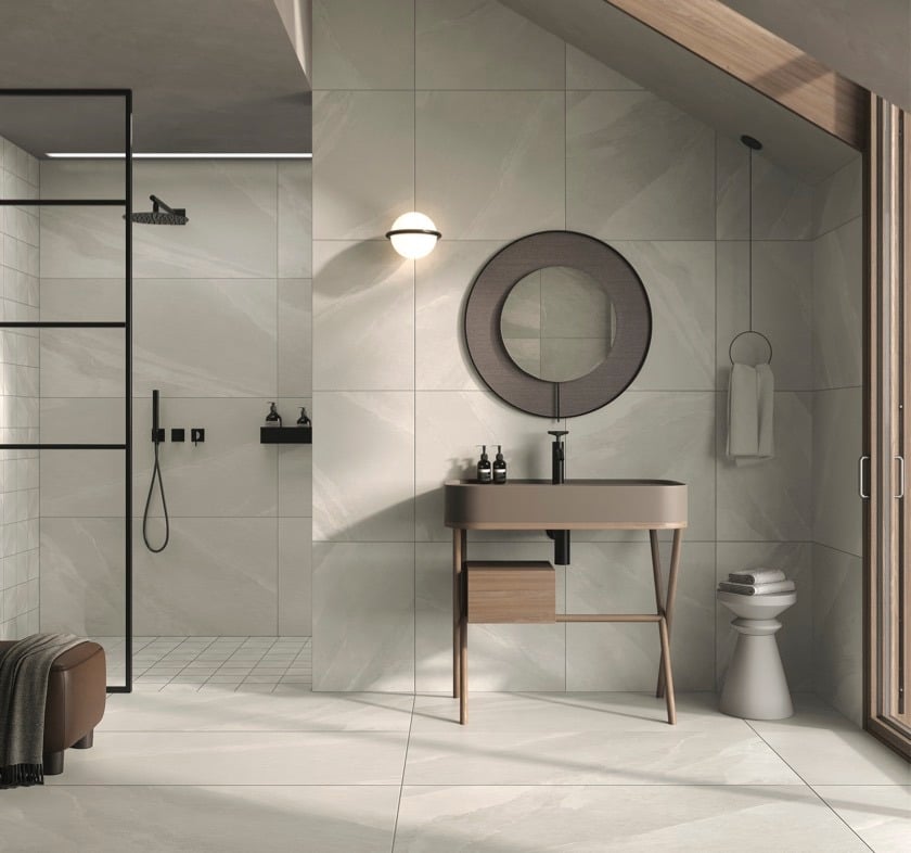 Baie modernă sub acoperiș | Inspirație Baie Modern