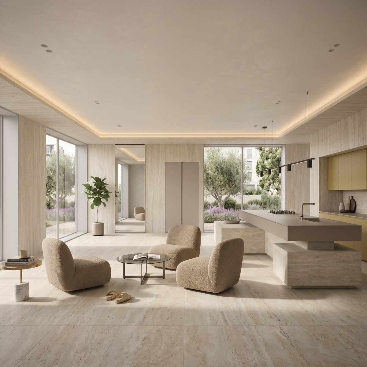 Open space cu natură vizibilă | Inspirație Living Luxe