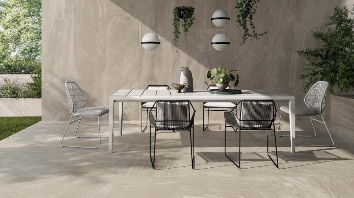 Terasă modernă în tonuri calde | Inspirație Terasă Minimalist