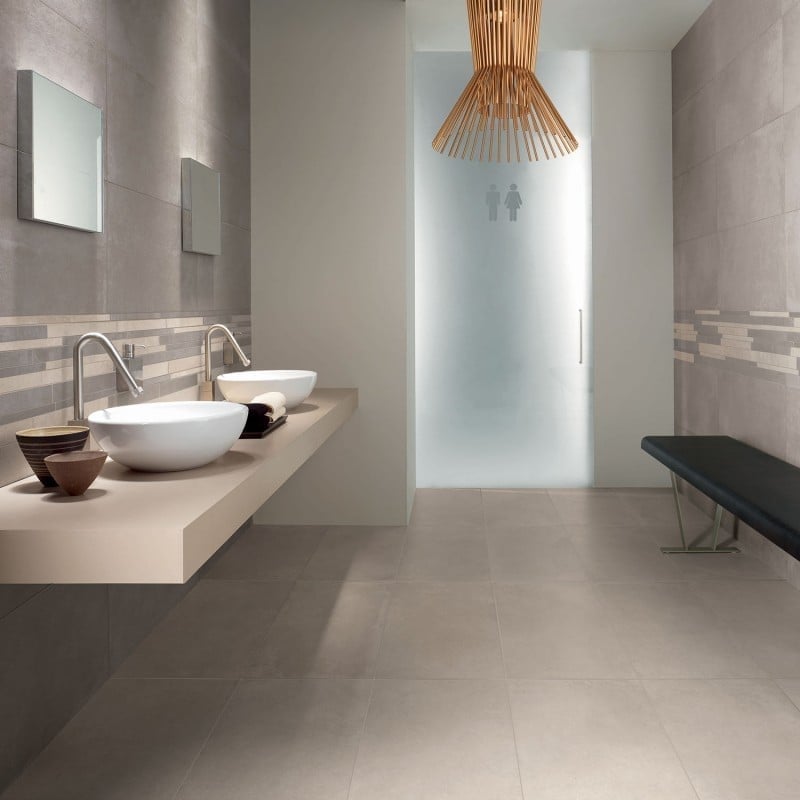 Baie publică minimalistă | Inspirație Baie Minimalist