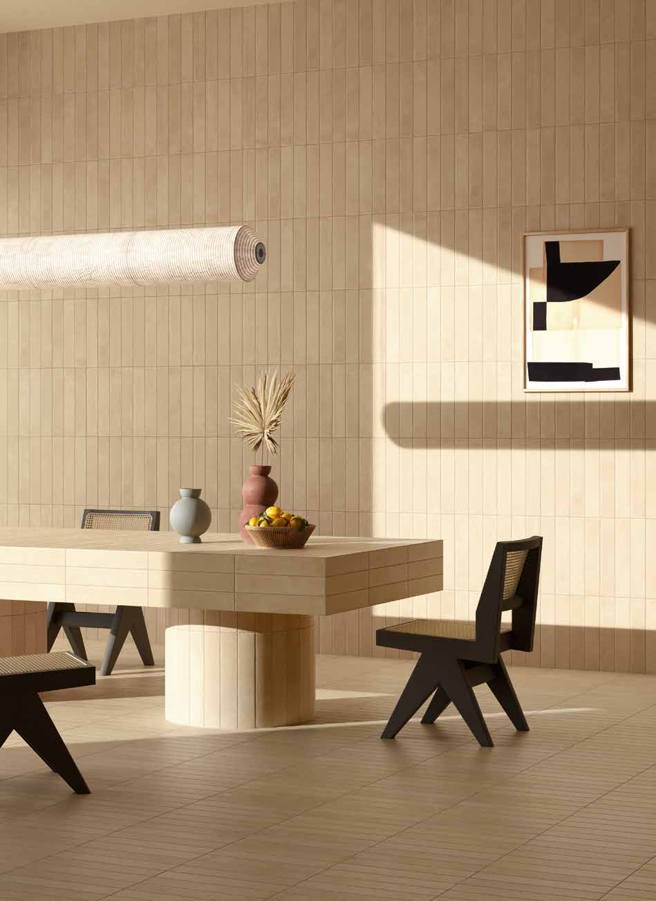 Dining în tonuri mediteraneene calde | Inspirație Baie Minimalist