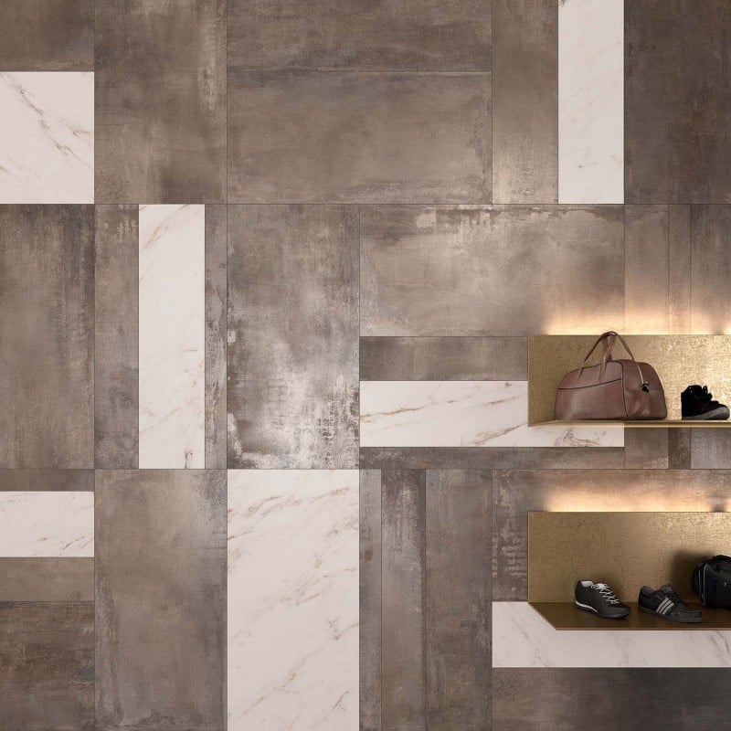 Hol urban cu accente contrastante | Inspirație Baie Modern