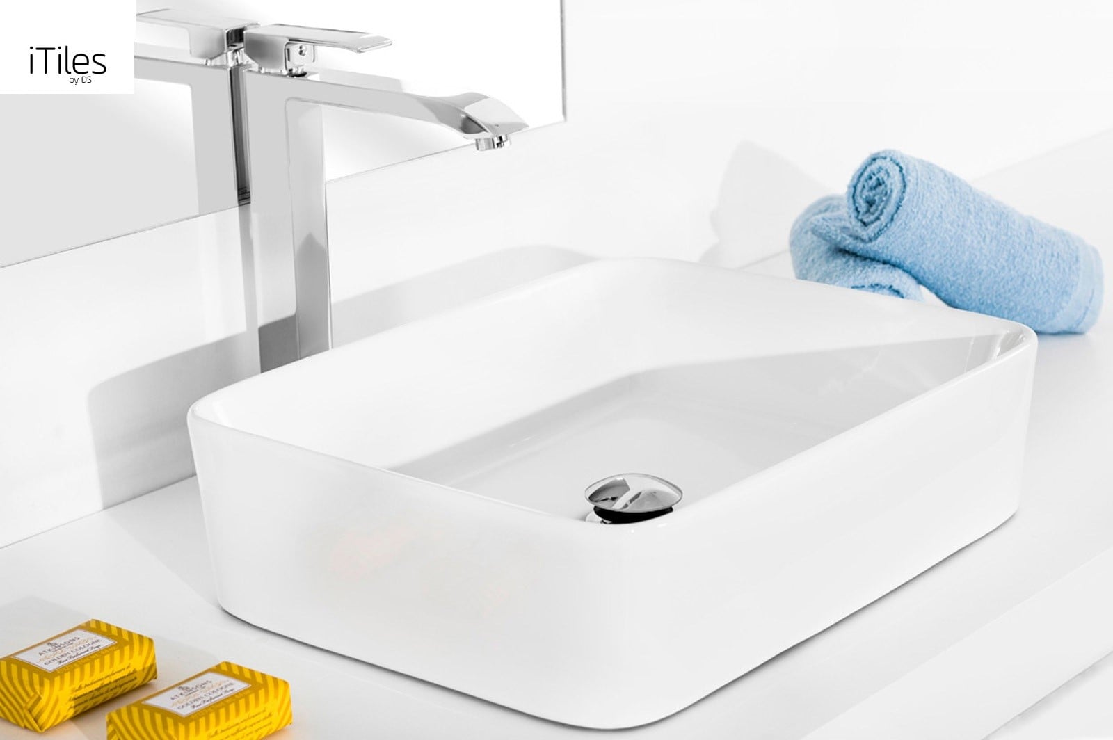 Baie minimalistă, accente proaspete | Inspirație Baie Modern