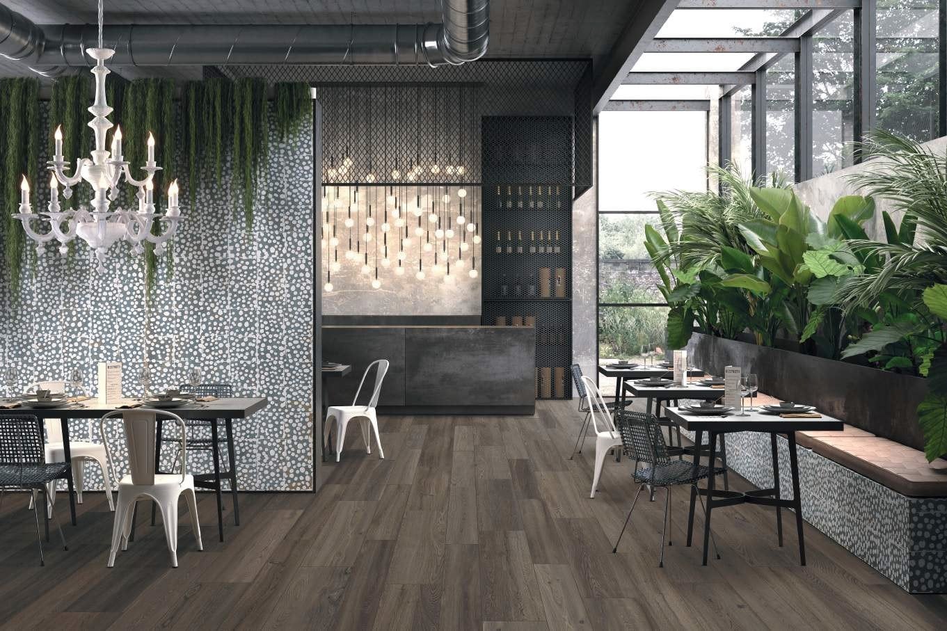 Restaurant urban cu accente vegetale