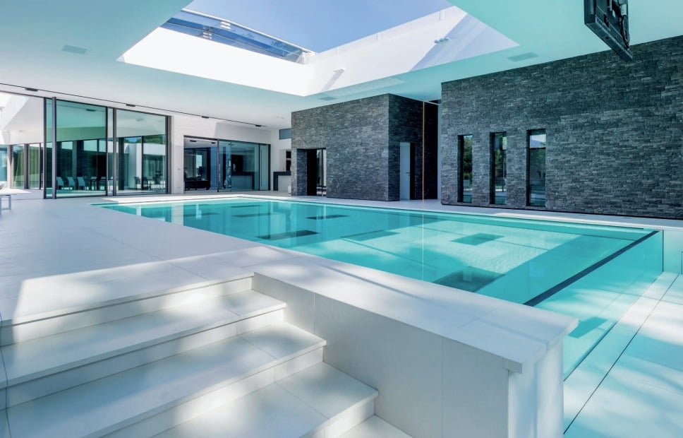 Piscina interioară, un spațiu zen | Inspirație Baie Industrial