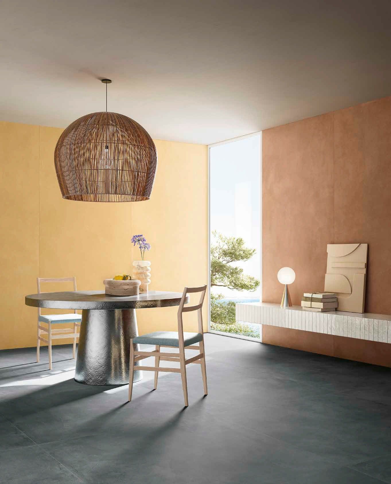 Dining mediteranean cu accente calde | Inspirație Baie Modern