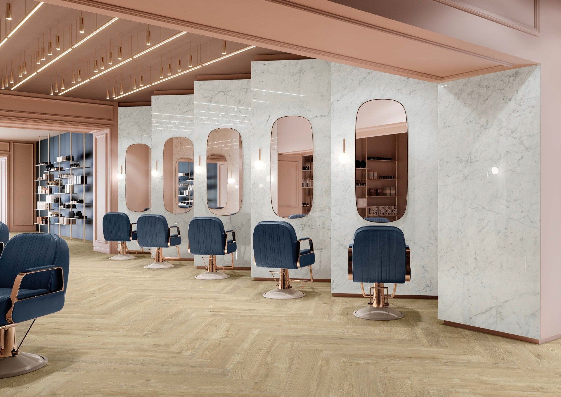 Salon elegant în tonuri calde