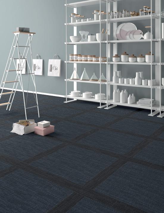 Spațiu creativ cu accente albastre | Inspirație Baie Modern