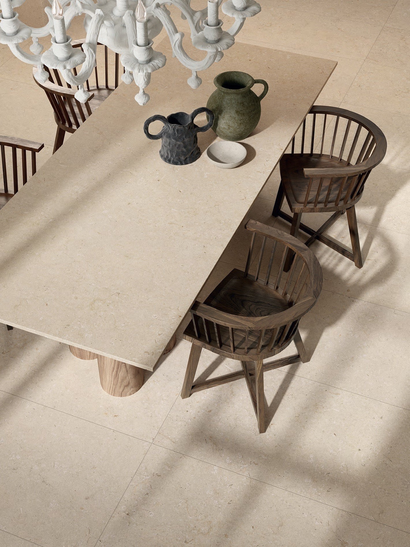 Dining în lumina caldă | Inspirație Baie Modern
