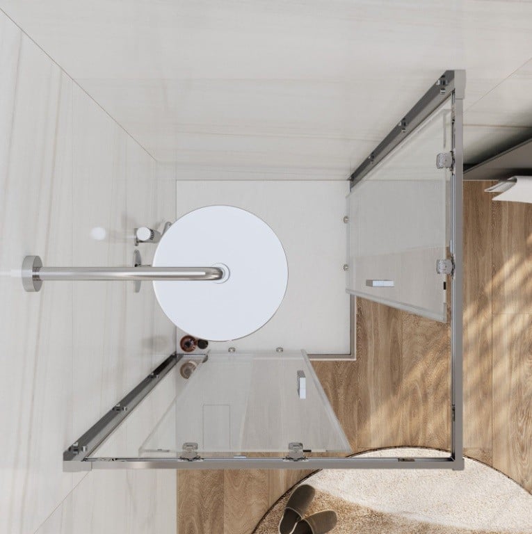 Duș spa cu lumină difuză | Inspirație Baie Modern