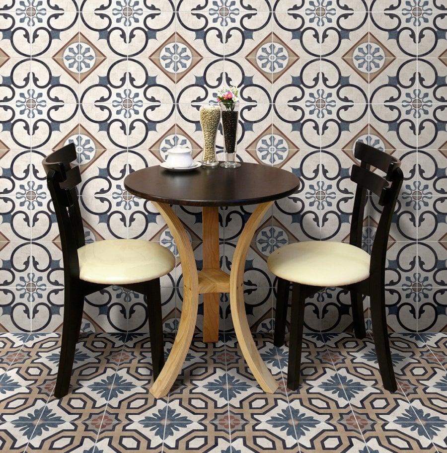 Colț de cafenea boem | Inspirație Baie Modern