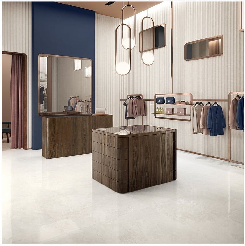 Boutique chic cu accente moderne | Inspirație Hol Minimalist