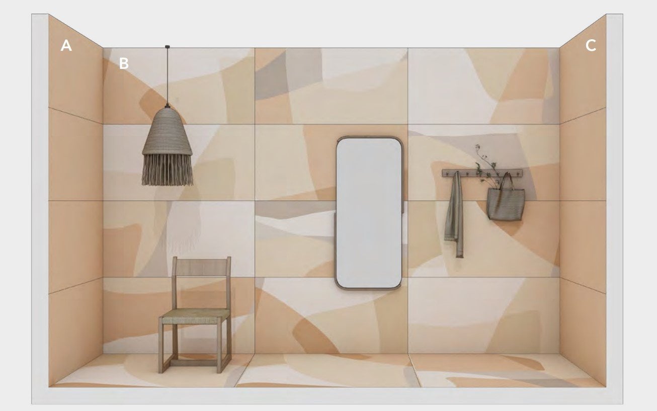 Hol de intrare cu accente calde | Inspirație Baie Modern