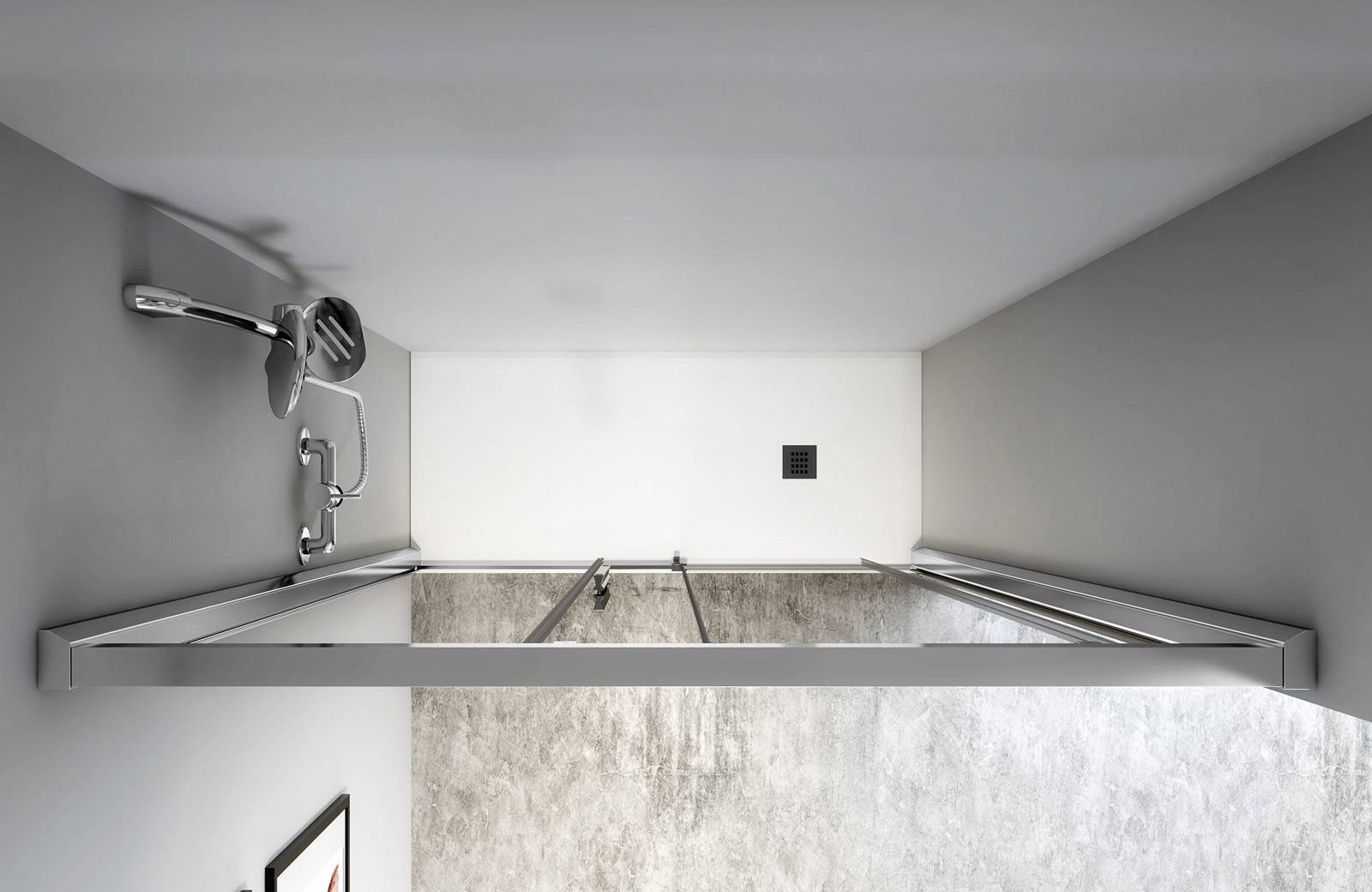 Duș spa cu tonuri urbane | Inspirație Baie Modern