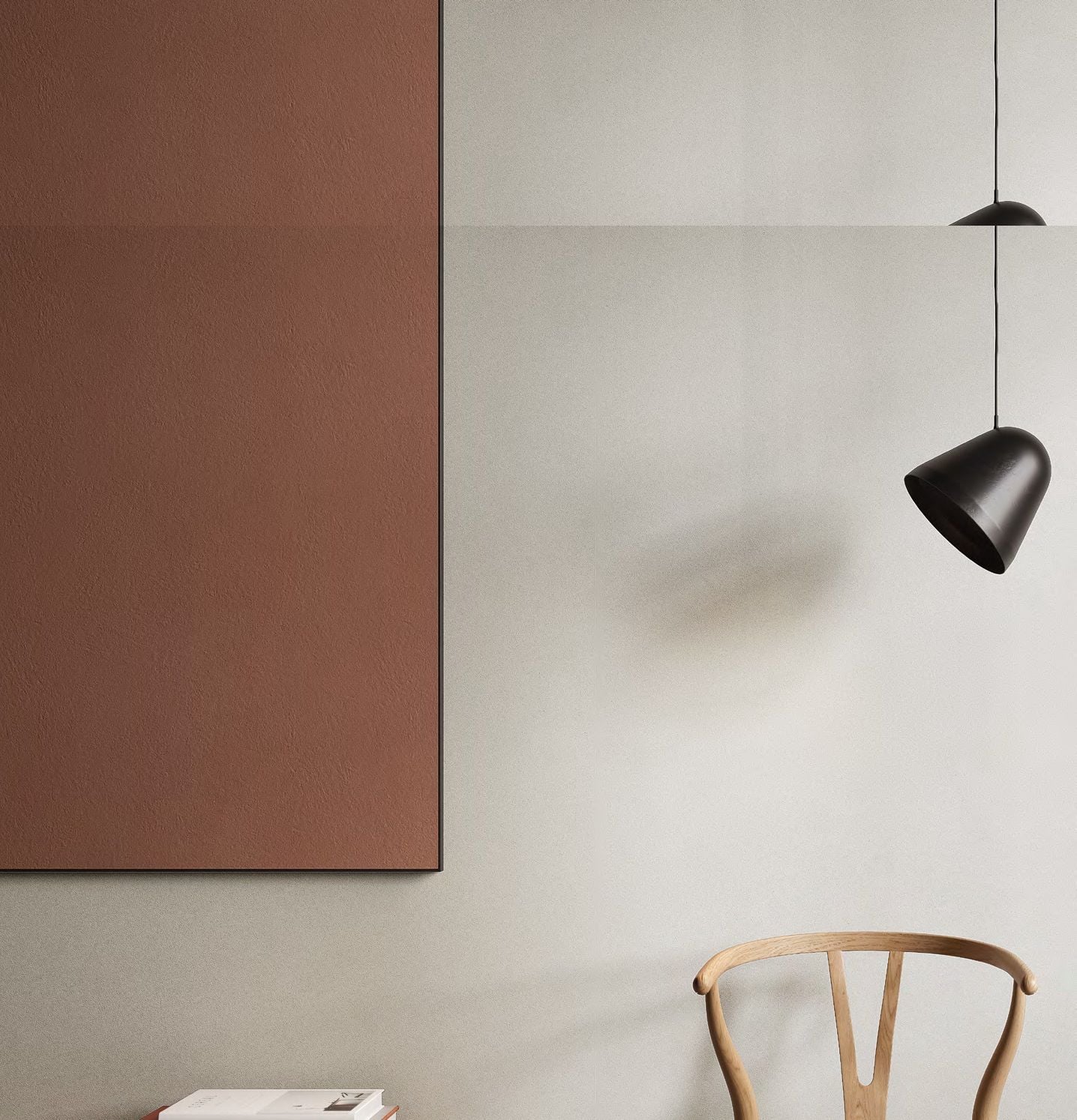 Hol minimalist cu accente teracotă | Inspirație Baie Minimalist