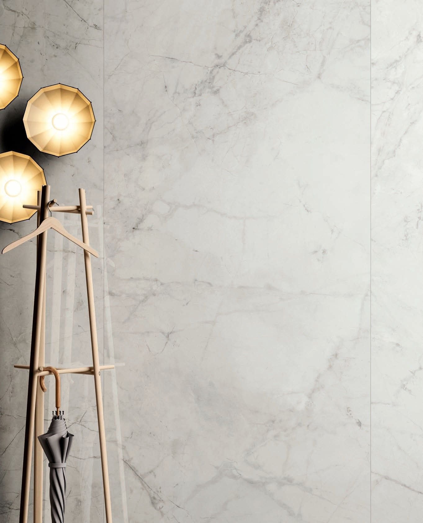 Hol minimalist cu lumină caldă | Inspirație Baie Modern