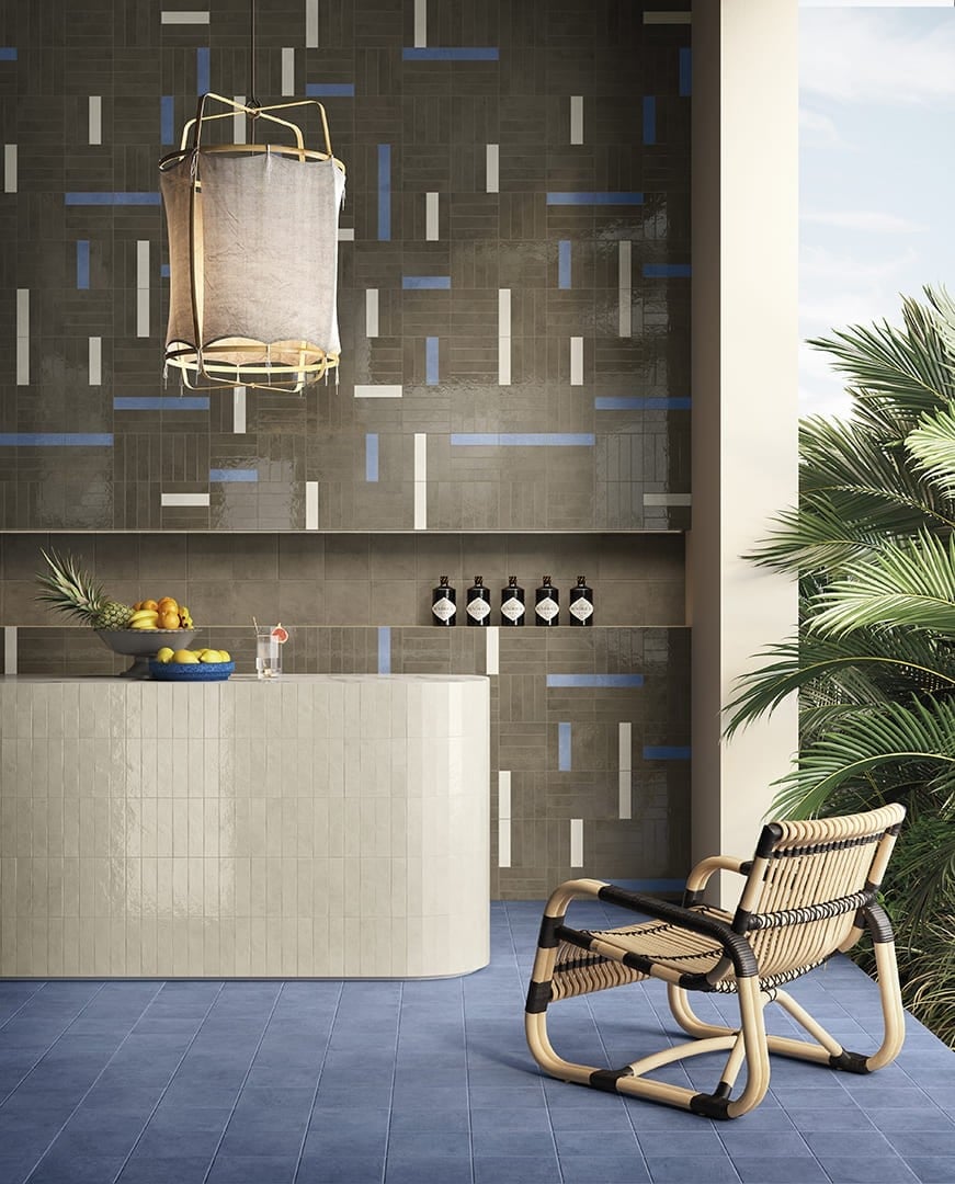 Bar de exterior cu accente jucăușe | Inspirație Baie Modern