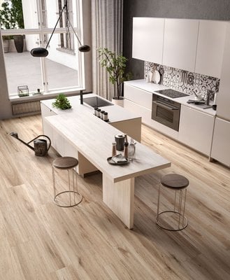 Bucătărie luminoasă cu accent mediteranean | Inspirație Bucătărie Rustic