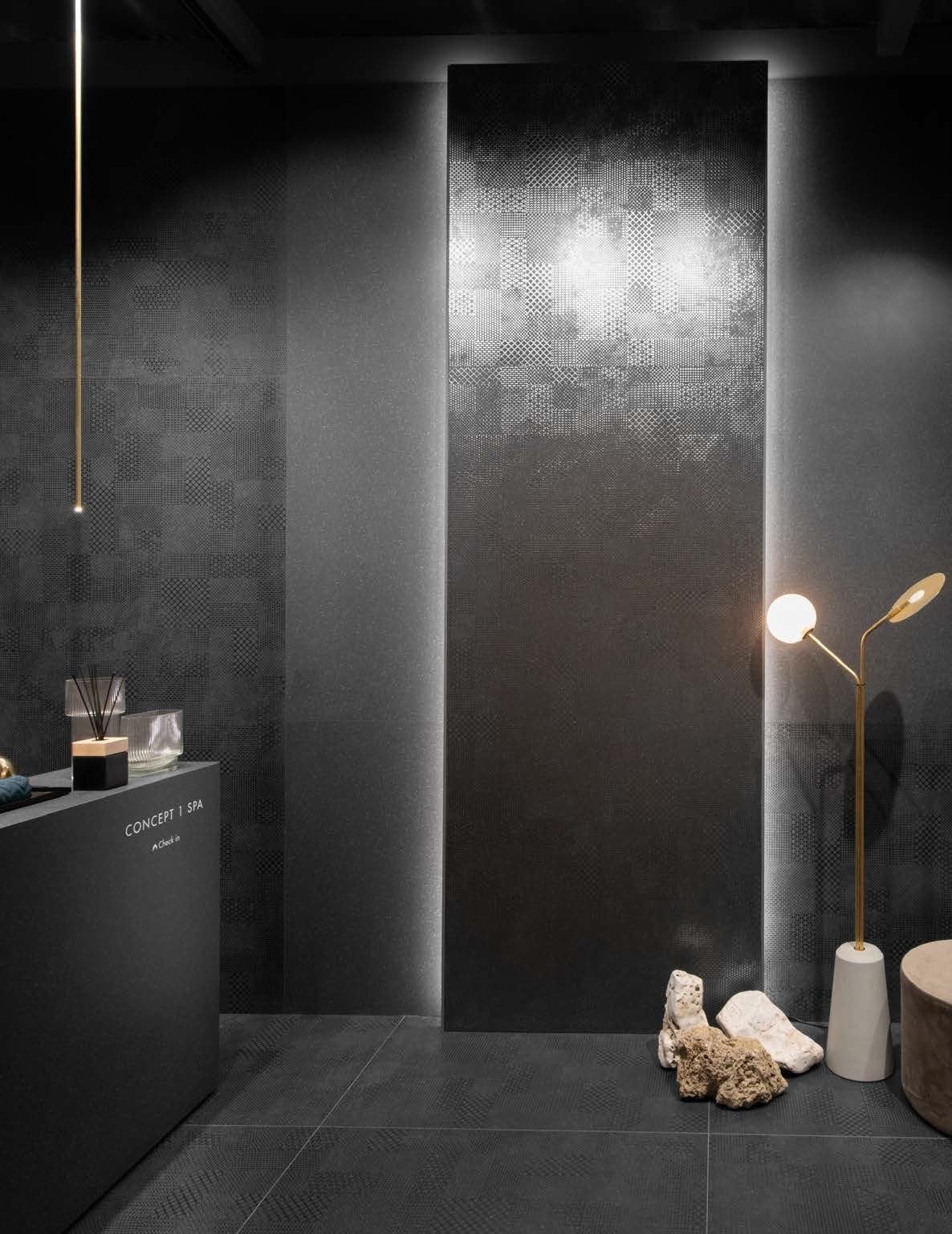 Spa urban în tonuri nocturne | Inspirație Baie Modern