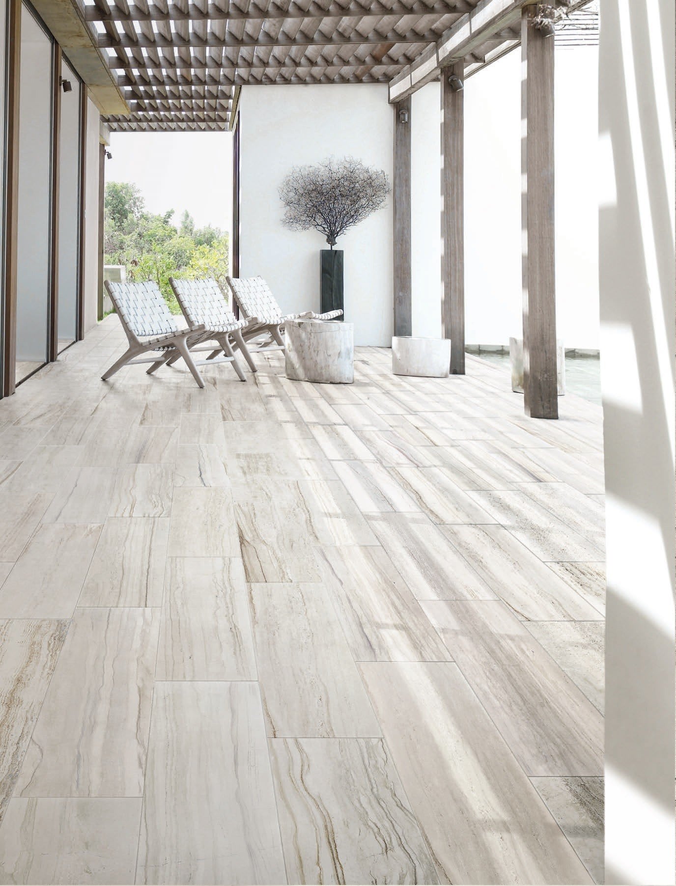 Terasă mediteraneană cu pergolă | Inspirație Baie Modern