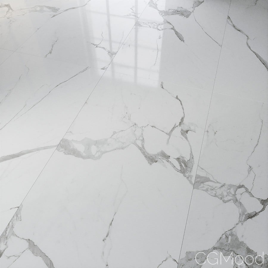 Eleganță clasică în marmură albă | Inspirație Baie Modern