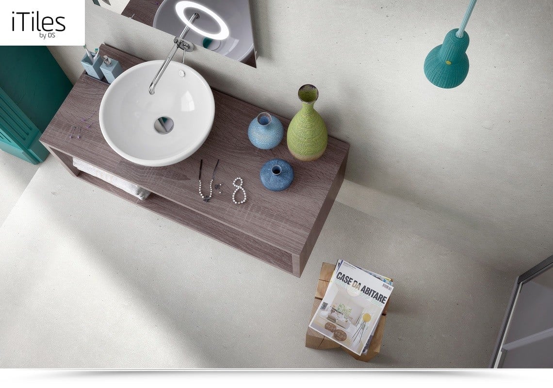 Baie modernă cu accente vibrante | Inspirație Baie Modern