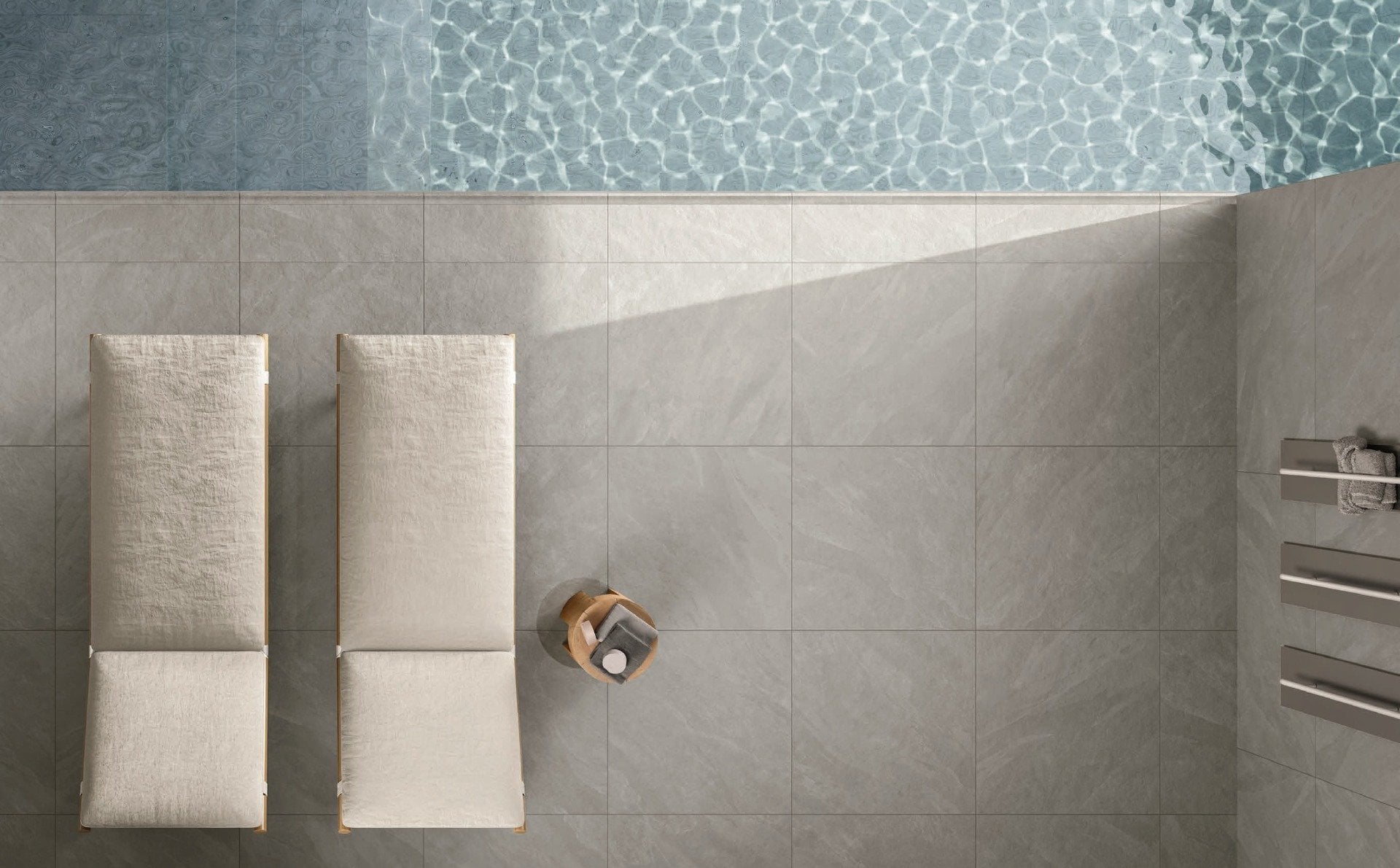 Terasă modernă cu piscină zen | Inspirație Terasă Modern
