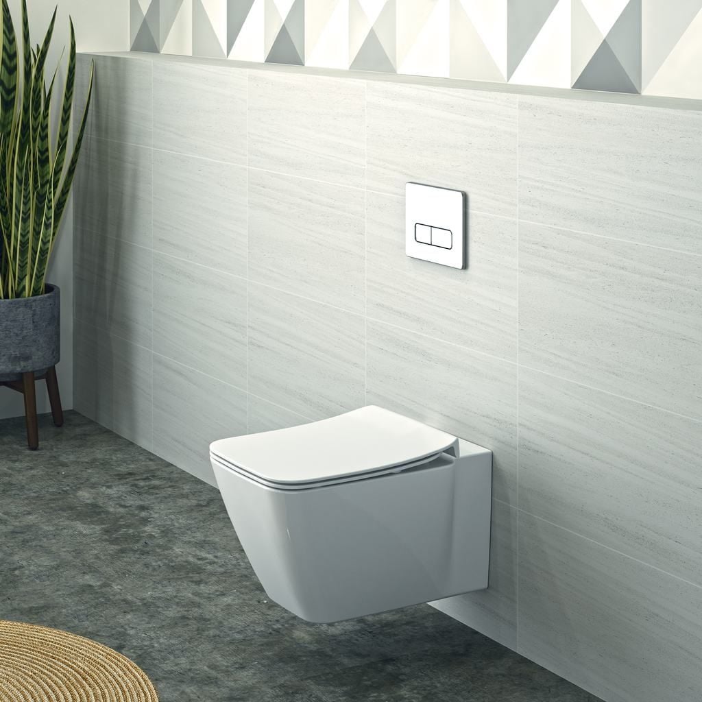 Baie modernă cu accente sculpturale | Inspirație Baie Modern