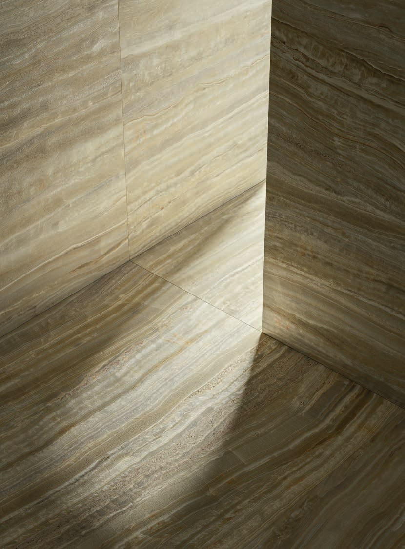 Duș spa cu lumină difuză | Inspirație Baie Minimalist
