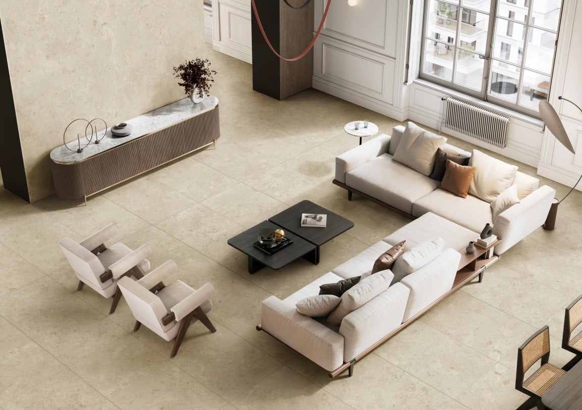 Living minimalist cu lumină caldă | Inspirație Baie Modern