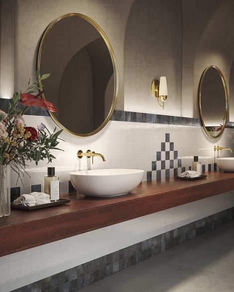 Baie cu accente Art Deco | Inspirație Baie Modern