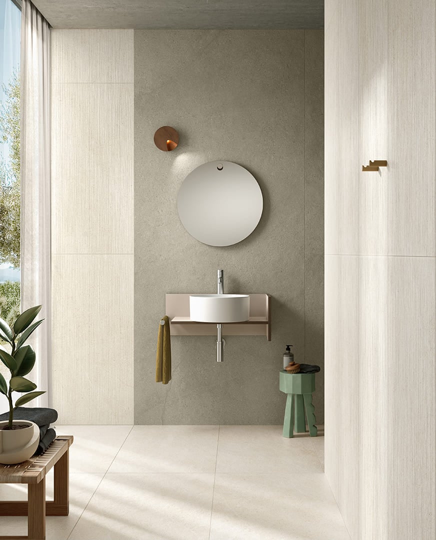 Baie modernă cu accente calde | Inspirație Baie Modern